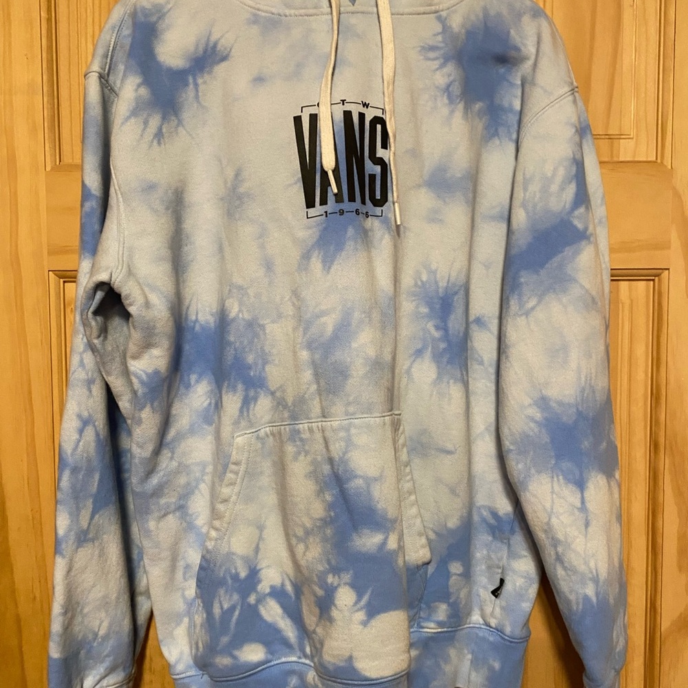 Vans Light Blue Tie-Dye Hoodie